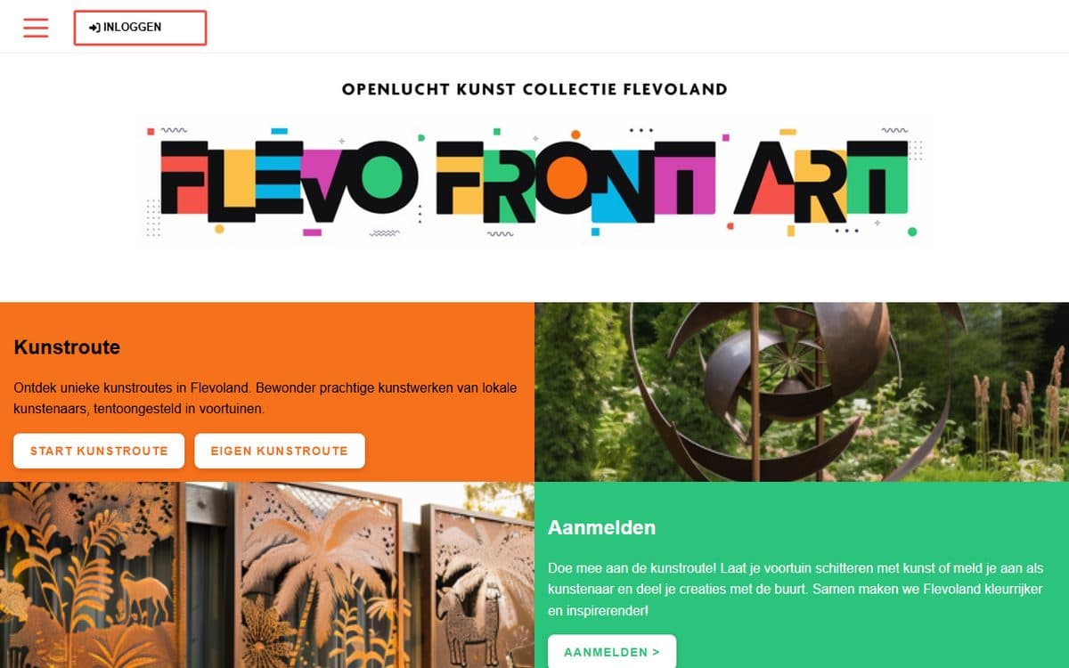 FlevoFrontArt - Kunstrouten-Plattform